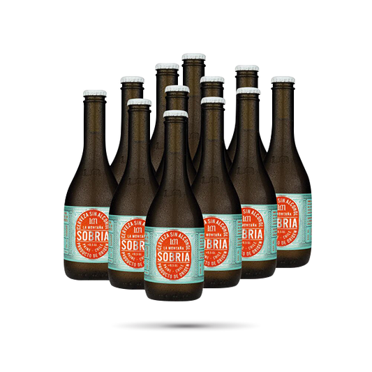 PACK CERVEZA SOBRIA 330 ML/ 12 UNIDADES