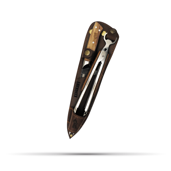 SET CUHILLO CATEMU/TENAZA/FUNDA CUERO