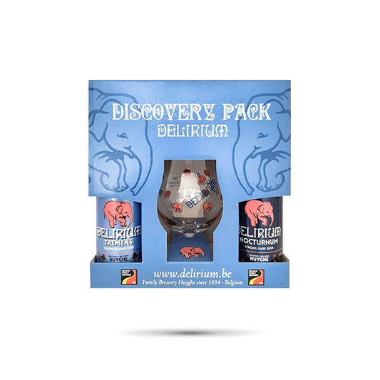 PACK DELIRIUM DISCOVERY 330CC Y VASO CLASICO