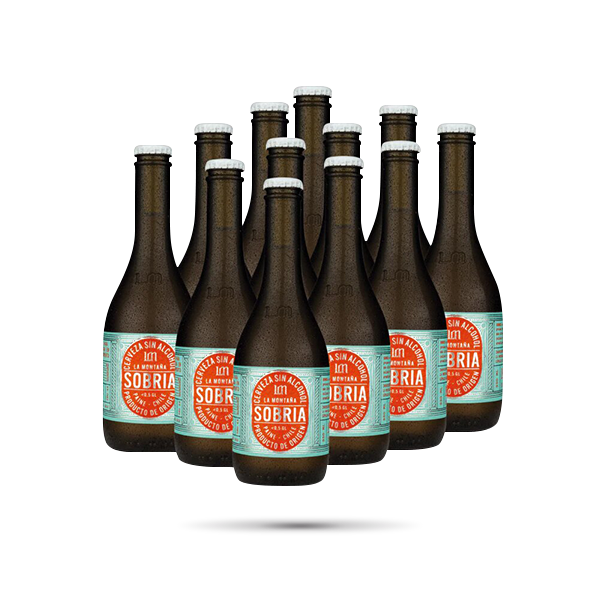PACK CERVEZA SOBRIA 330 ML/ 12 UNIDADES